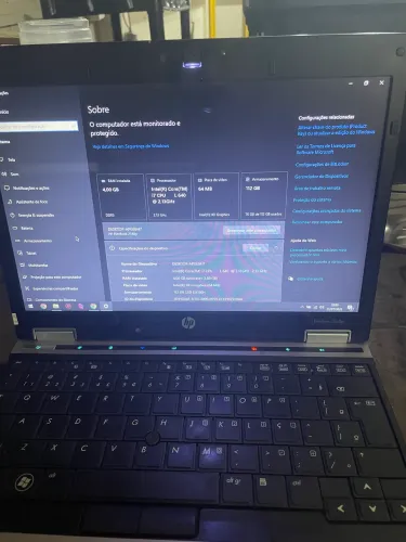 Notebook i7 vPro Com SSD