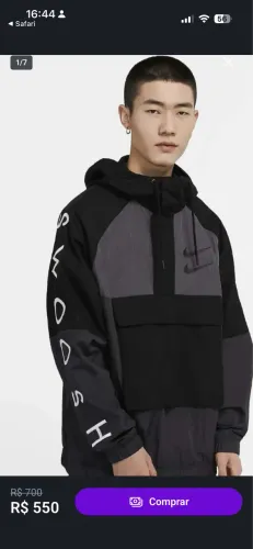 Jaqueta Nike Double Swoosh Anorak