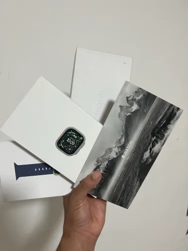Apple Watch Ultra 3 49mm - Titânio Natural + Ocean Band Azul | Lacrado 