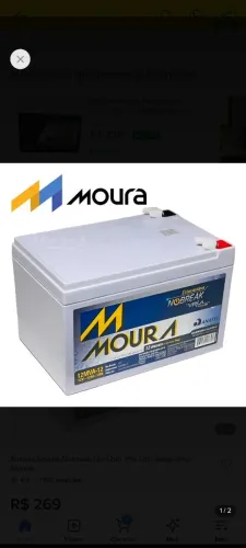 bateria moura selada nobreak 12V