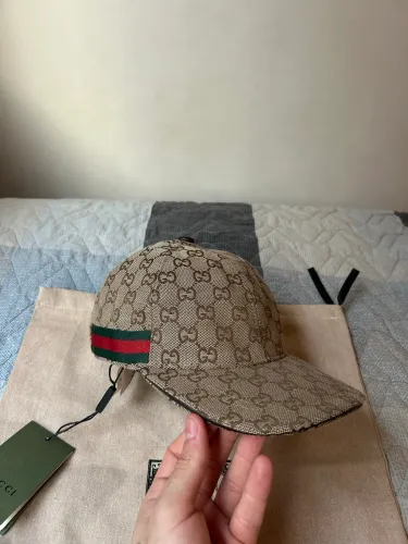 boné gucci gg bege