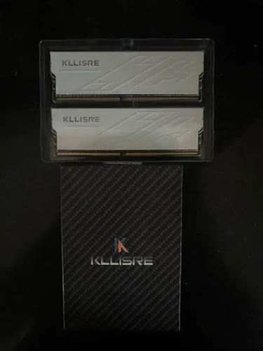 Kit Memória RAM Kllisre Branca 32GB (2x16GB) DDR4 3200MHz CL22 -nunca usado/pronto entrega