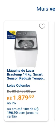 Lavadora Brastemp 14l