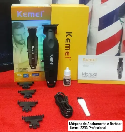 Máquina de Acabamento e Barbear Kemei 2293 Profissional