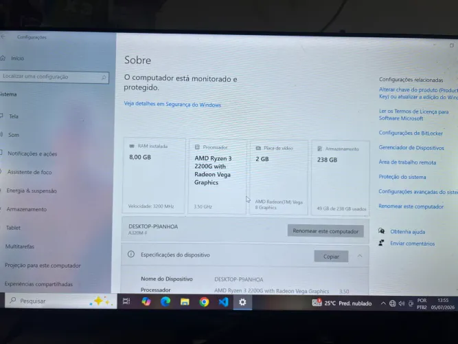 PC Gamer/ Home Office - Ryzen 3 2200G