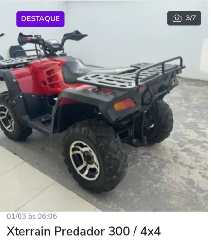 Venda de Quadriciclo