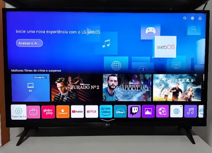 TV smart 4K 43 polegadas LG