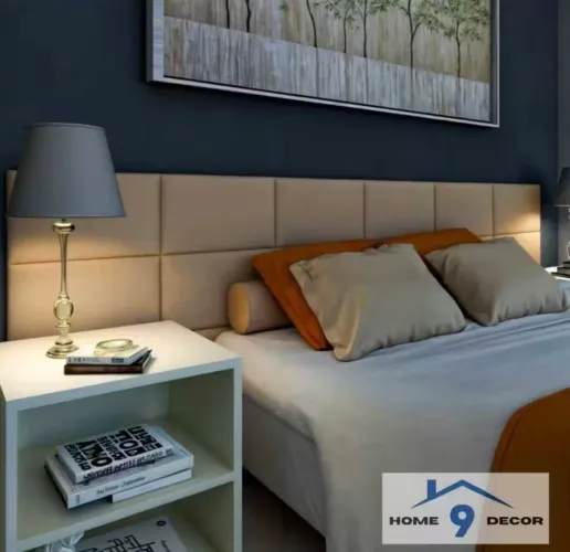 CABECEIRA DE CAMA - NOVA - COR BEGE E AUTOCOLAVEL