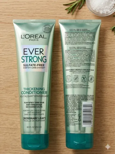 Condicionador L'Oréal Paris EverStrong Thickening de 250ml