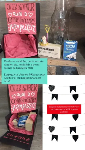 Caixinha surpresa para namorados