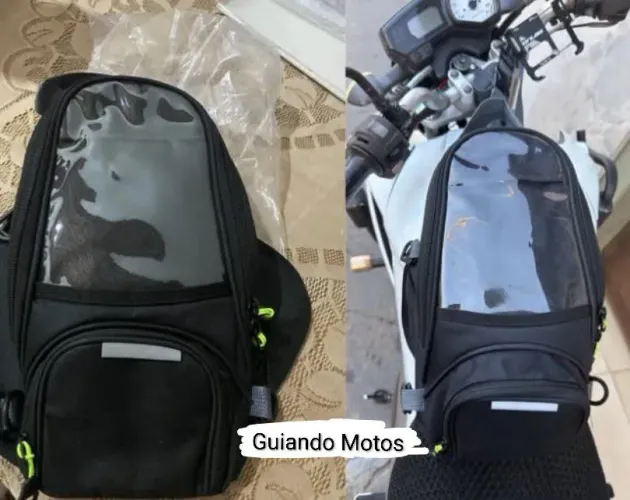 Alforge mala para tanque da moto
