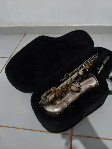 Sax alto vintage weril profissional