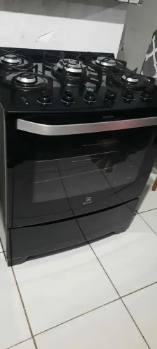 Vendo fogão Electrolux 5 bocas funcionando tudo