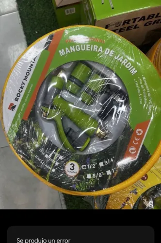 Mangueira de Jardim Profissional com Esguicho e Conectores