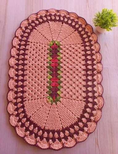 Tapetes crochê