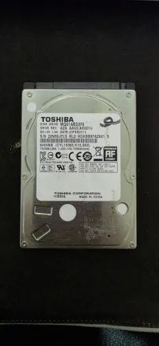 HD 2.5 Toshiba 750GB 5400RPM MQ01ABD075 Funcionando Perfeitamente