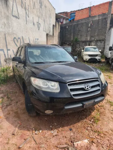 Peça sucata Hyundai Santa fé 2.7 V6 motor parcial câmbio tração 