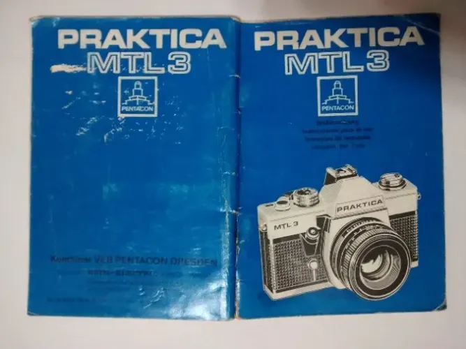 Manual da Maquina Fotográfica Praktica MTL3