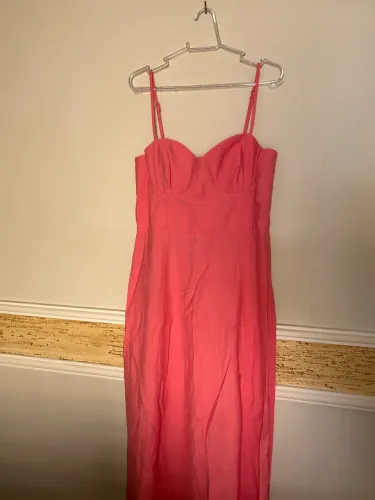 Vestido rosa midi - TAM. G