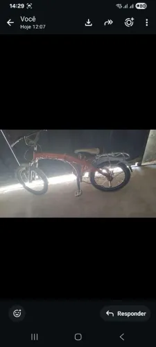Vende uma bicicleta valor 500 ou troca por uma de marcha