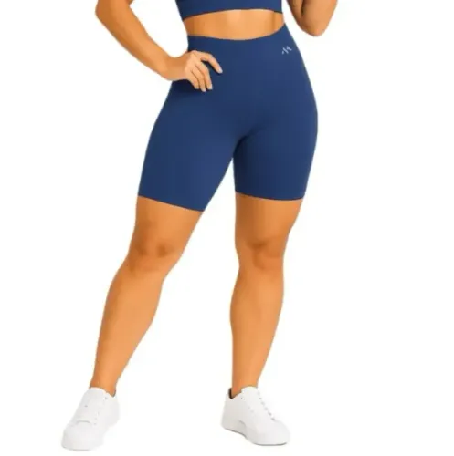 Bermuda Zero Transparência Fitness Feminina Blackout Cós Alto
