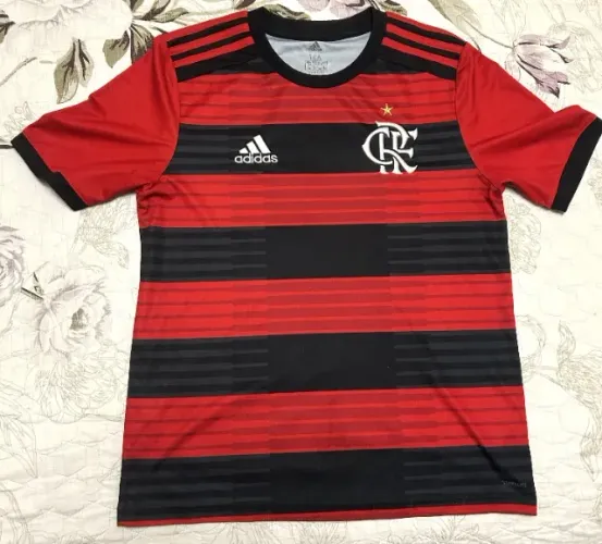 Camisa Original Flamengo Adidas 2018 - Tam: 14 anos - N° 19 Lucas