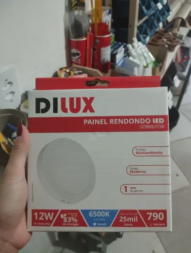 Painel Redondo Led Sobrepor
