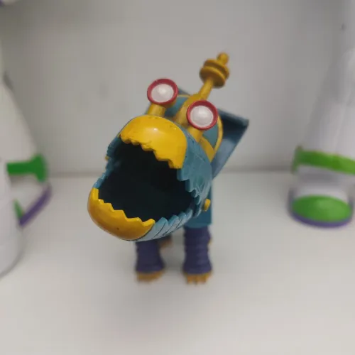 Boneco Goddard Jimmy Neutron Original Mattel 2001 Viacom Raro Com Gancho Retrátil