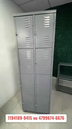 roupeiro em aço 8 portas pequenas