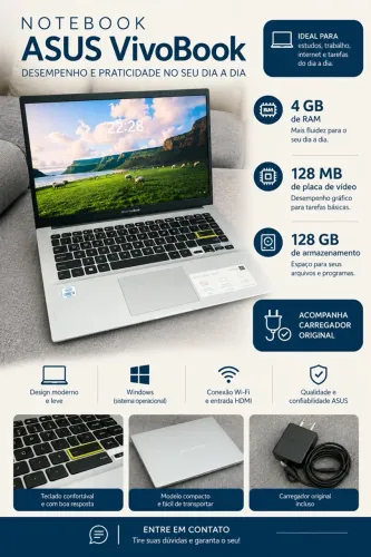 Notebook para estudantes e uso diário