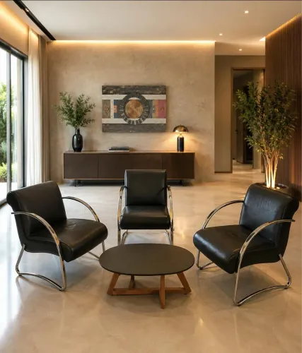 Poltronas o conjunto com três e mesa de centro por 1.499