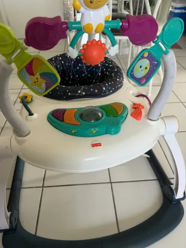 Fisher Price Baby Gear Cadeira Pula-pula Div Espacial