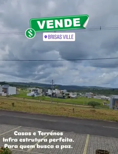 Vendo lote de 200 metros no condomínio Brisas Ville