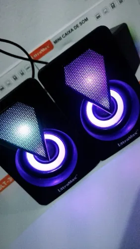 Mini Caixa de Som Gamer RGB Ultramax P2 - Nova