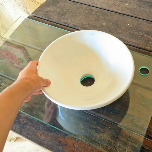 VENDO CUBA DE VIDRO NOVA