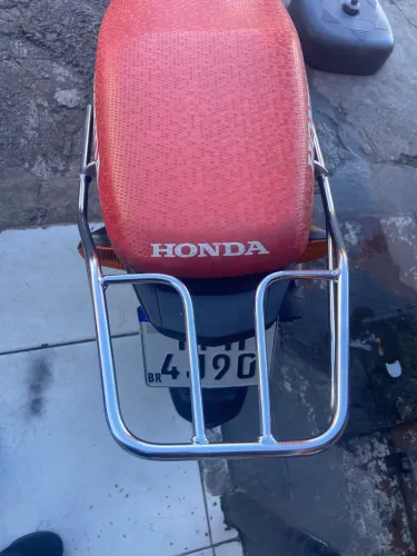 Bagageiro cromado pop 110