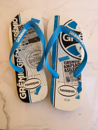 Chinelo Havaianas Grêmio Original nº 41/42 - Novo