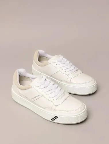 Tênis Calvin Klein Jeans Feminino Palito Basic Branco