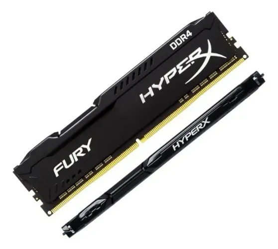 Memória Ram Fury Preto 8gb 1 Hyperx Hx424c15fb3/8