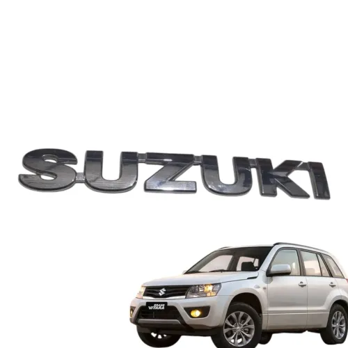 Emblema Traseiro Sa Suzuki Grand Vitara Original Prateado