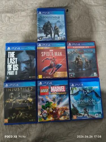 Jogos ps5 e ps4 semi-novos