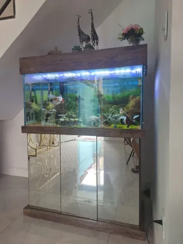 Aquário de 200 litros com movel