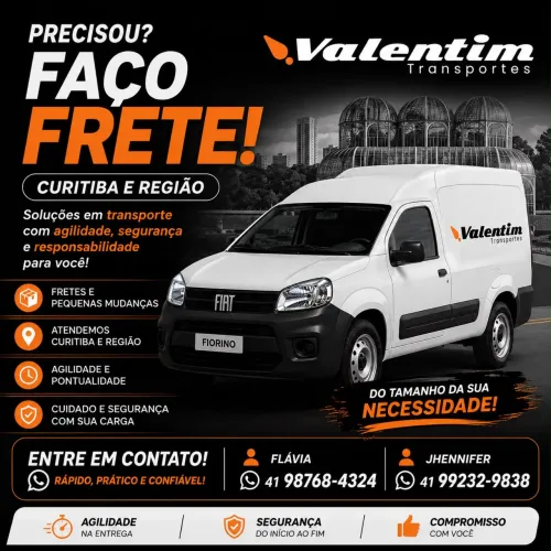 Fretes e coletas pequenas