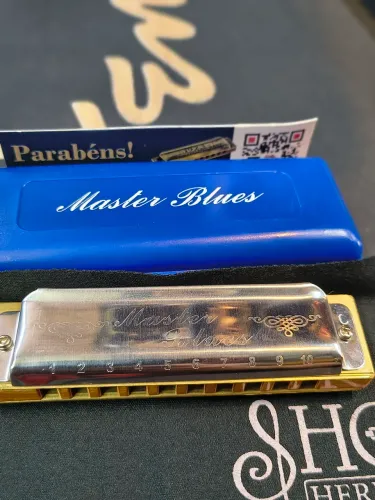 Gaita Hering master blues com estojo compre o melhor instrumento de sobro brasileiro 