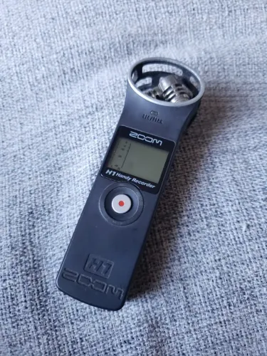 Gravador Digital Zoom H1 Handy Recorder Para Peças ou reparo