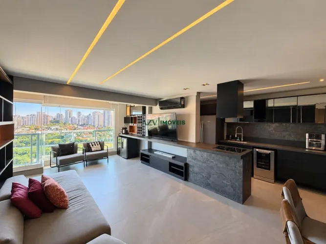 Apartamento mobiliado, 1 suite, 77 m² e vista livre, Icon Vila Ema SJCampos/SP