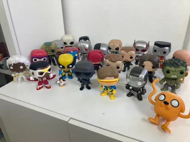 Lote Coleção 24 Funko Pops Originais (Marvel, DC, X-Men)