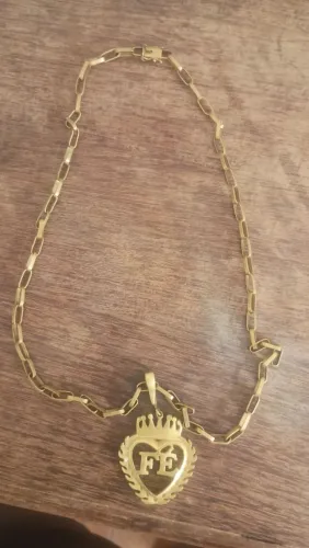 Correntinha com pingente Moeda antiga