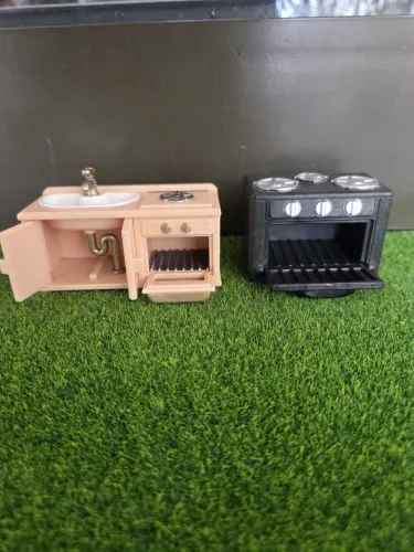 Pia e fogão Sylvanian Families