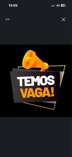 Vaga para repositor de hortifruti 